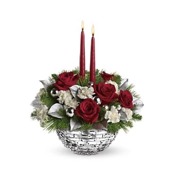 Le centre de table éclat de Noel