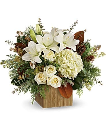 Bouquet enneigés de Teleflora