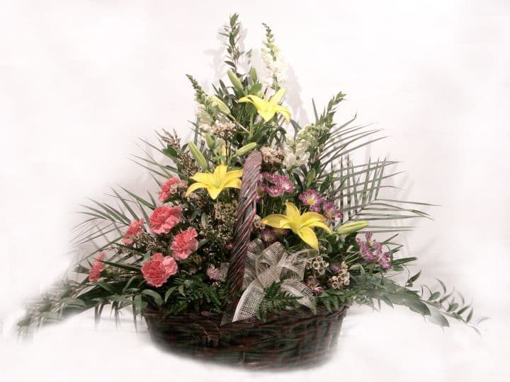 Panier en Fleurs