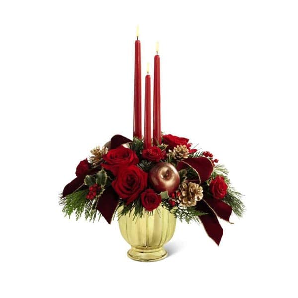 Le centre de table Traditions des fêtes de FTD