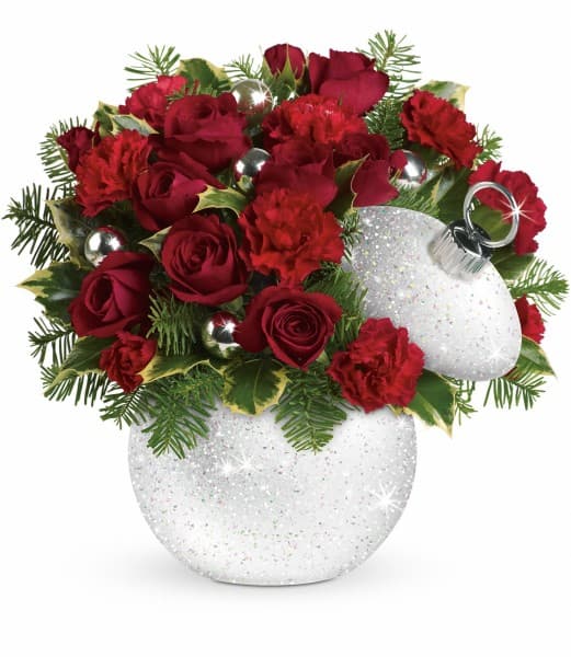 Le bouquet de Neige miroitant de Teleflora