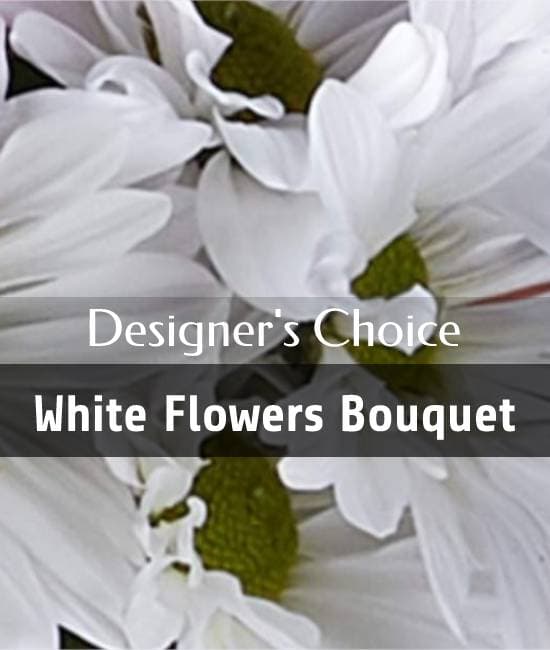 Choix du fleuriste - Bouquet teintes blanches