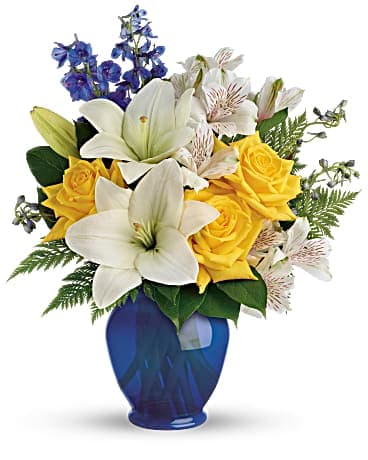 Bouquet de jardin au bord de l’océan