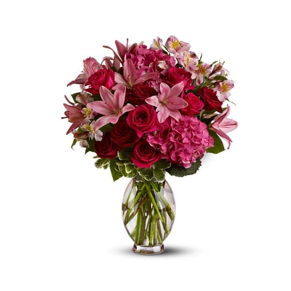 Le bouquet tout de rose