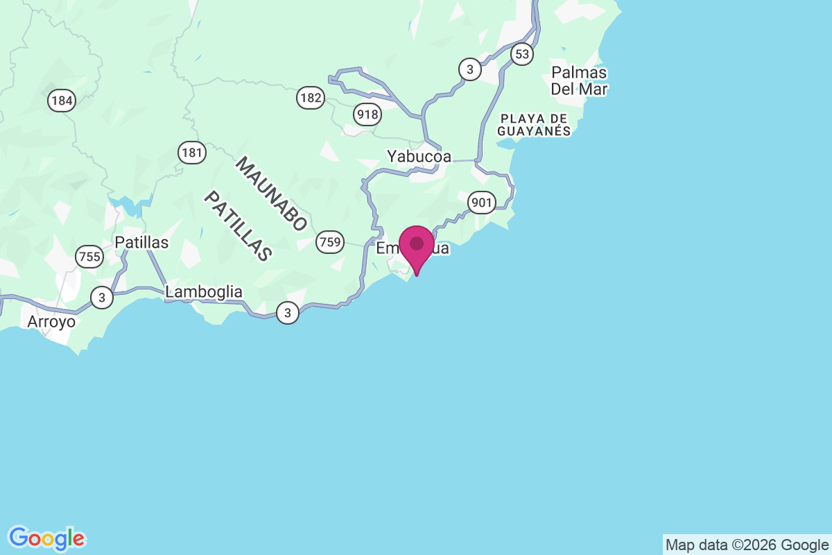 Carte de Puerto Maunabo