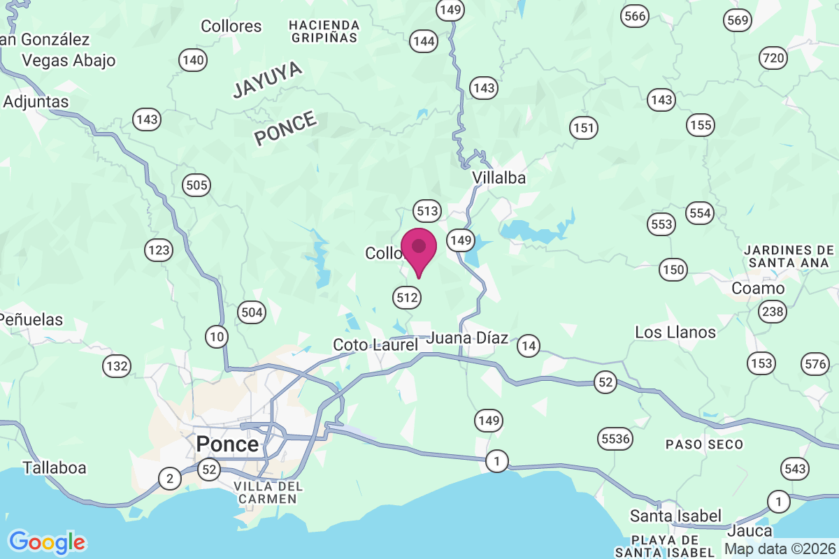 Carte de Hacienda Arbona