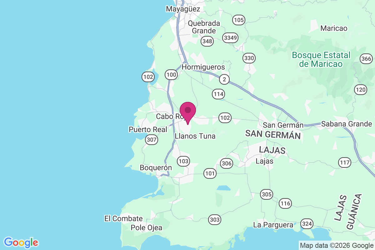 Carte de Pueblo Sur