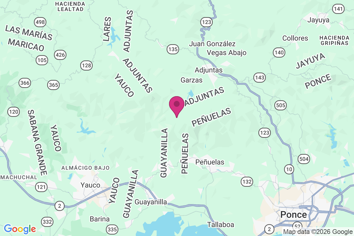 Carte de Hacienda Gloria