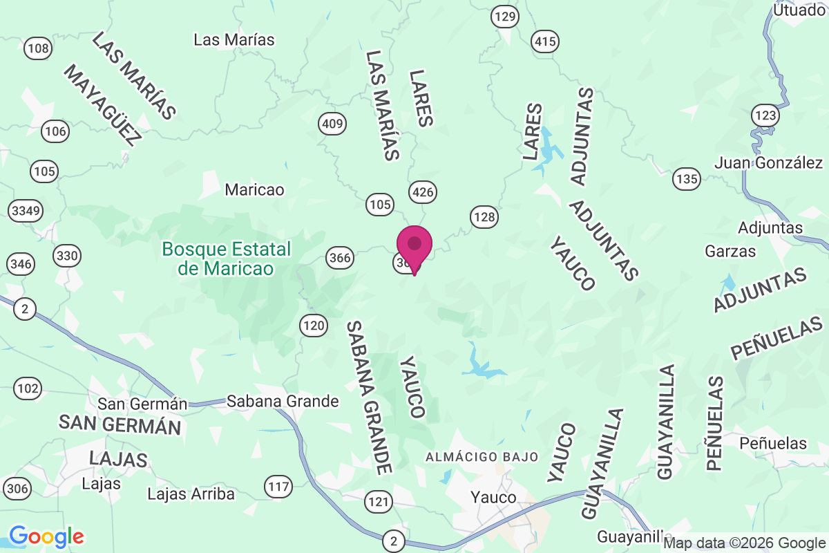 Carte de Hacienda La Luisa