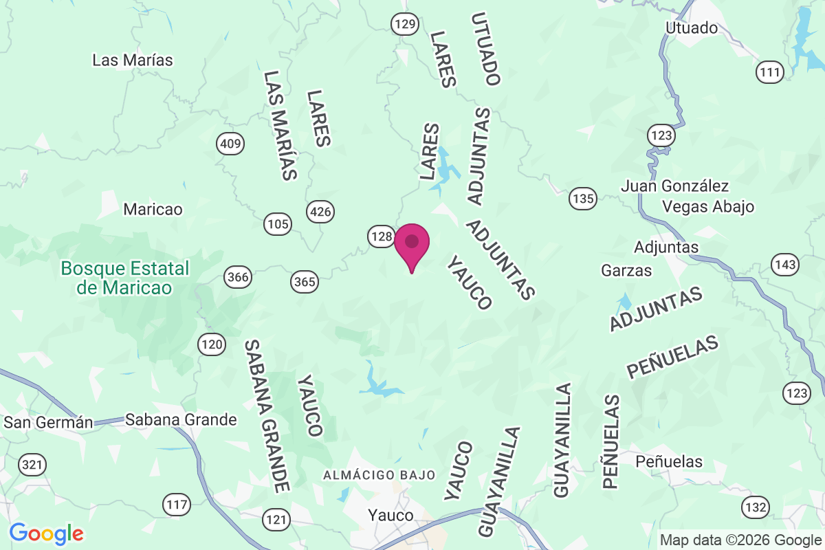 Carte de Hacienda San Lorenzo
