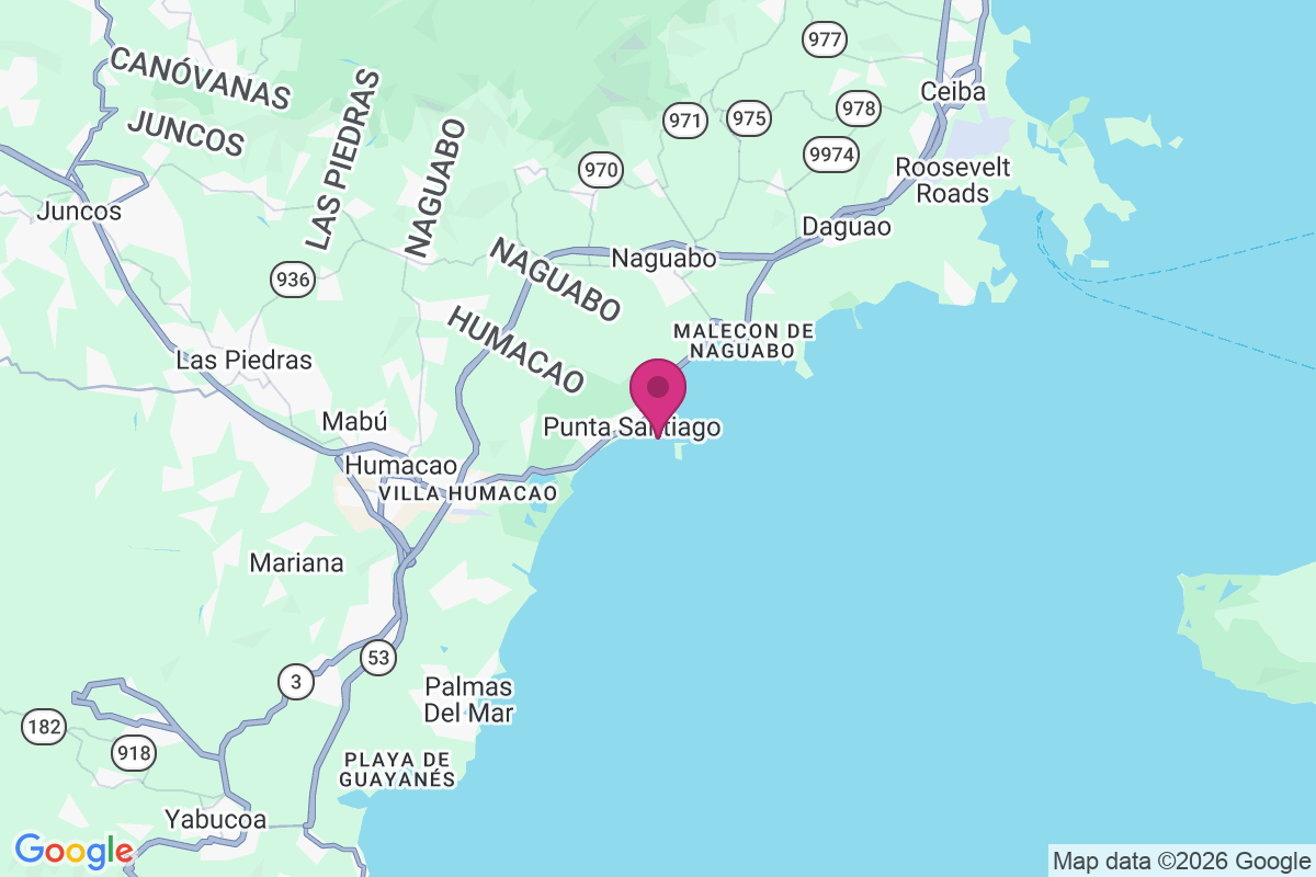 Carte de Punta Santiago