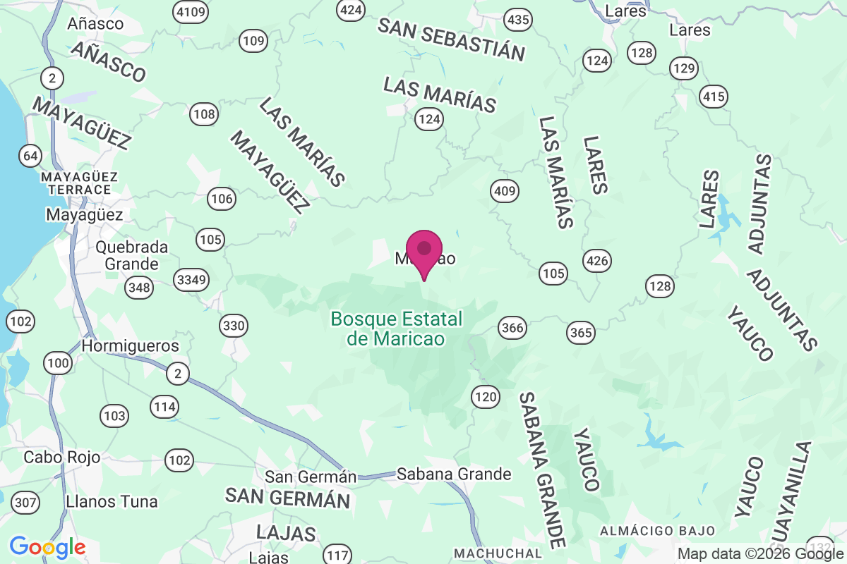 Carte de Hacienda Santa Rita