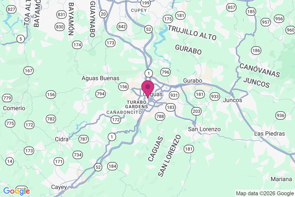 Carte de Caguas