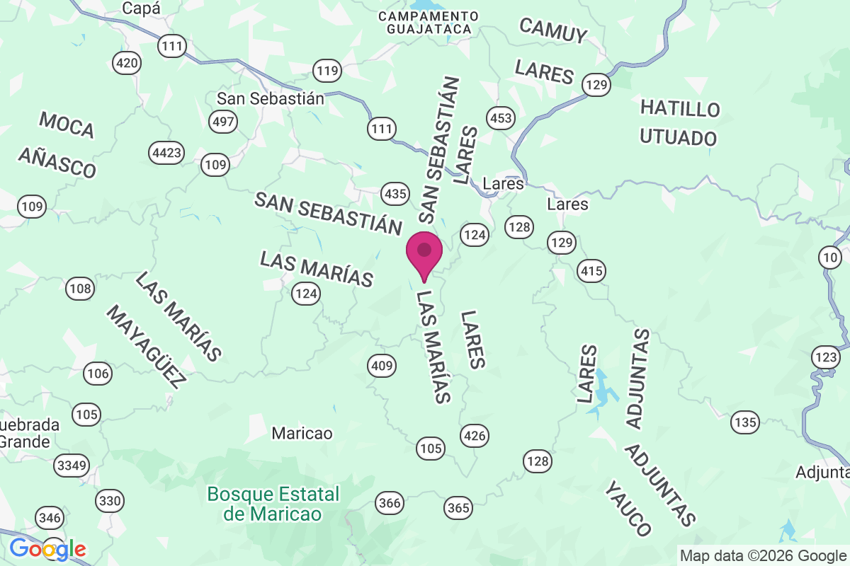Carte de Hacienda Espino