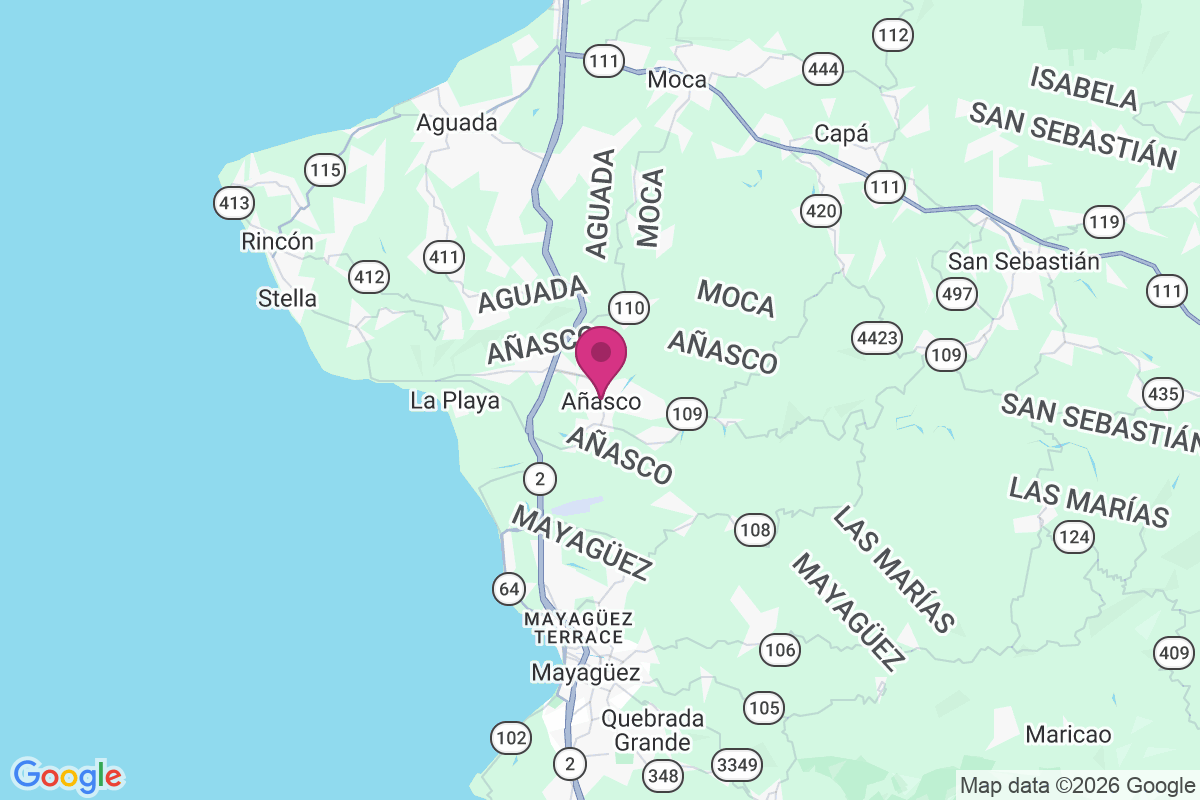 Carte de Las Marias