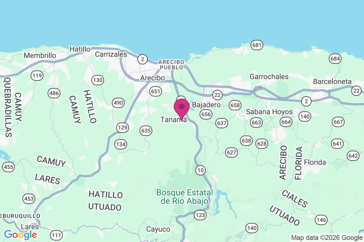 Carte de Charco Hondo