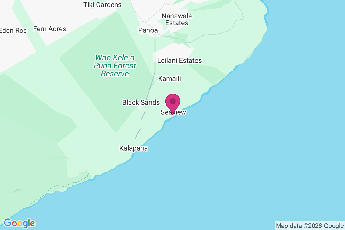 Carte de Kalapana Sea View Estates