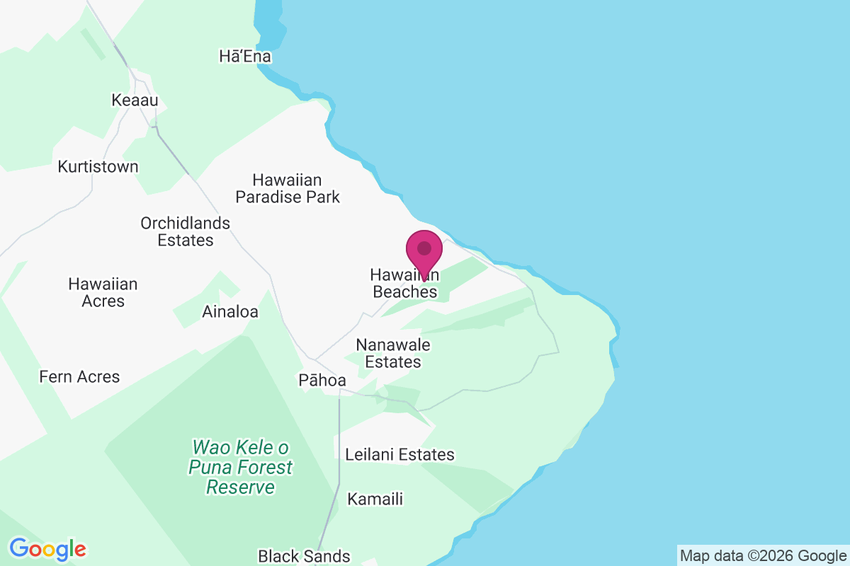 Carte de Hawaii Beaches Estates
