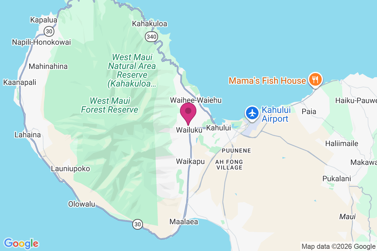 Carte de Wailuku