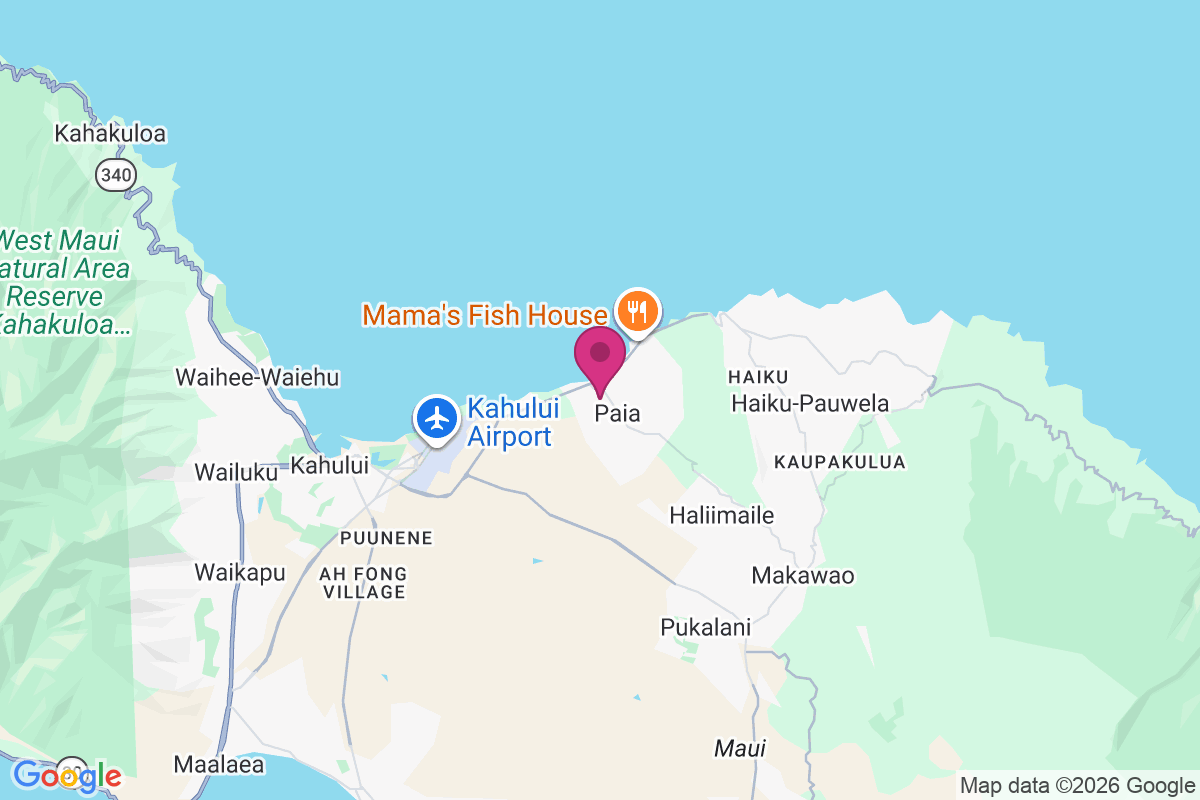 Carte de Lower Paia
