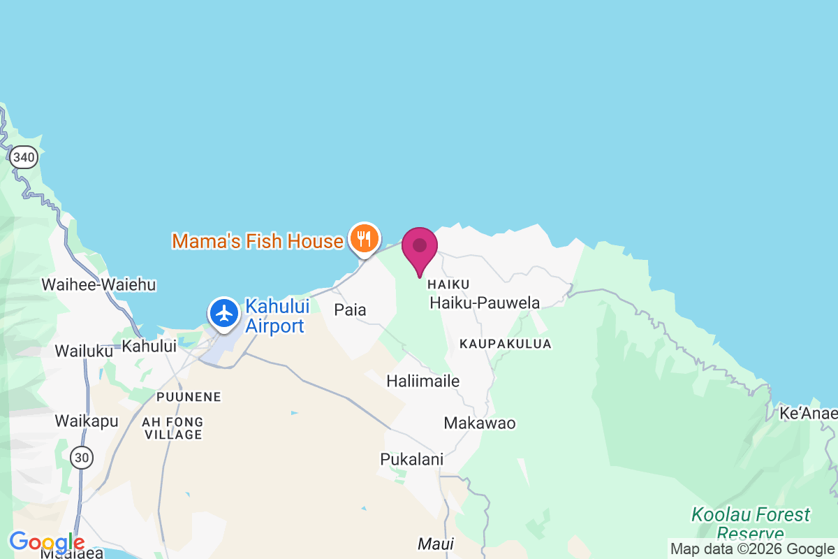 Carte de Hamakuapoko