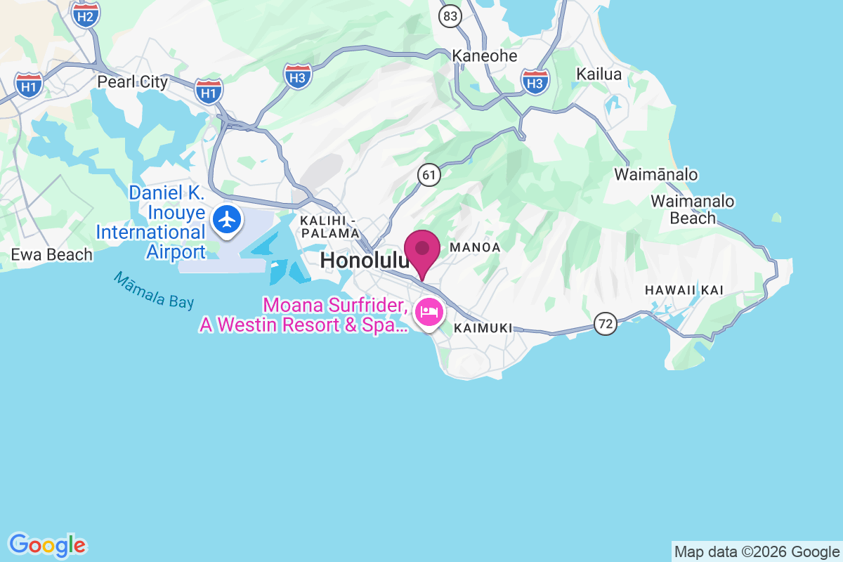 Carte de Punahou