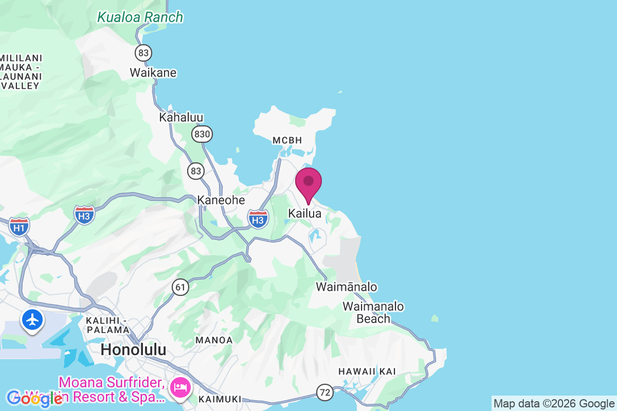 Carte de M C B H Kaneohe Bay