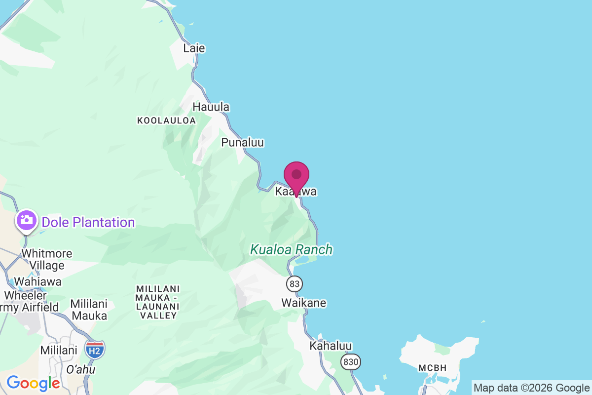 Carte de Kaaawa