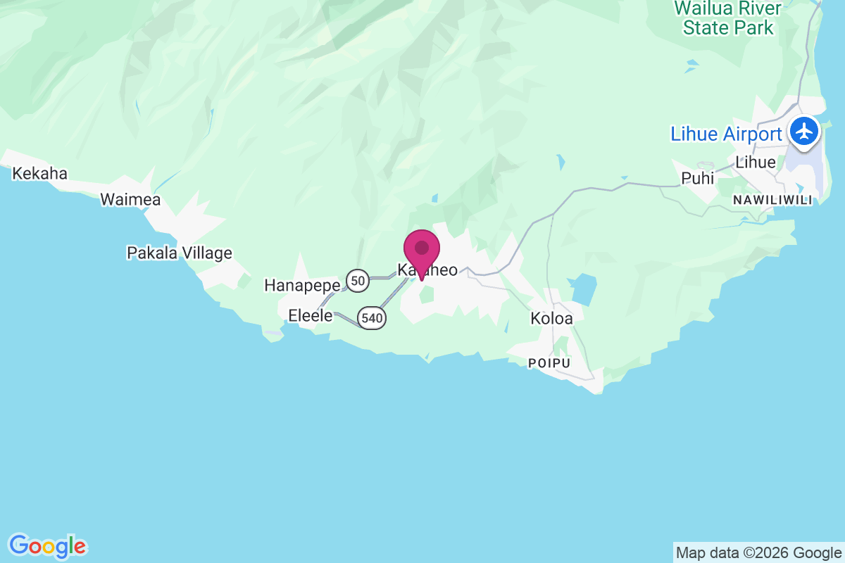 Carte de Kalaheo