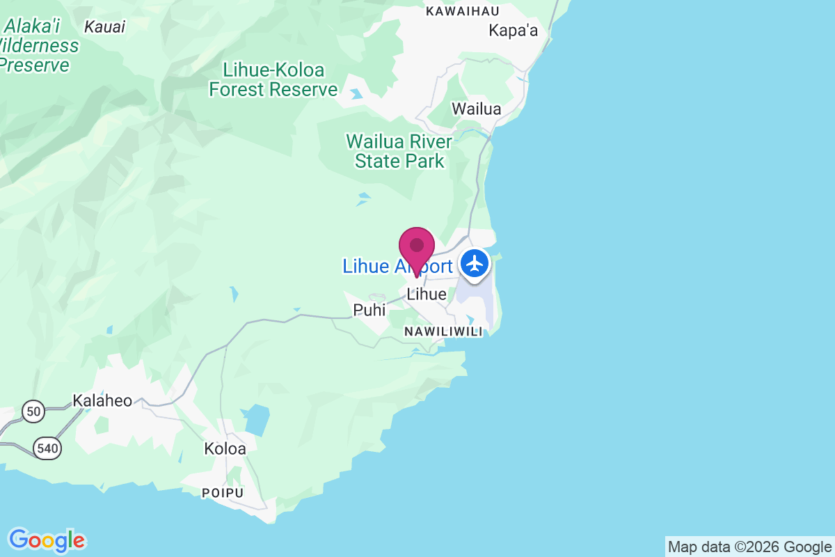 Carte de Lihue