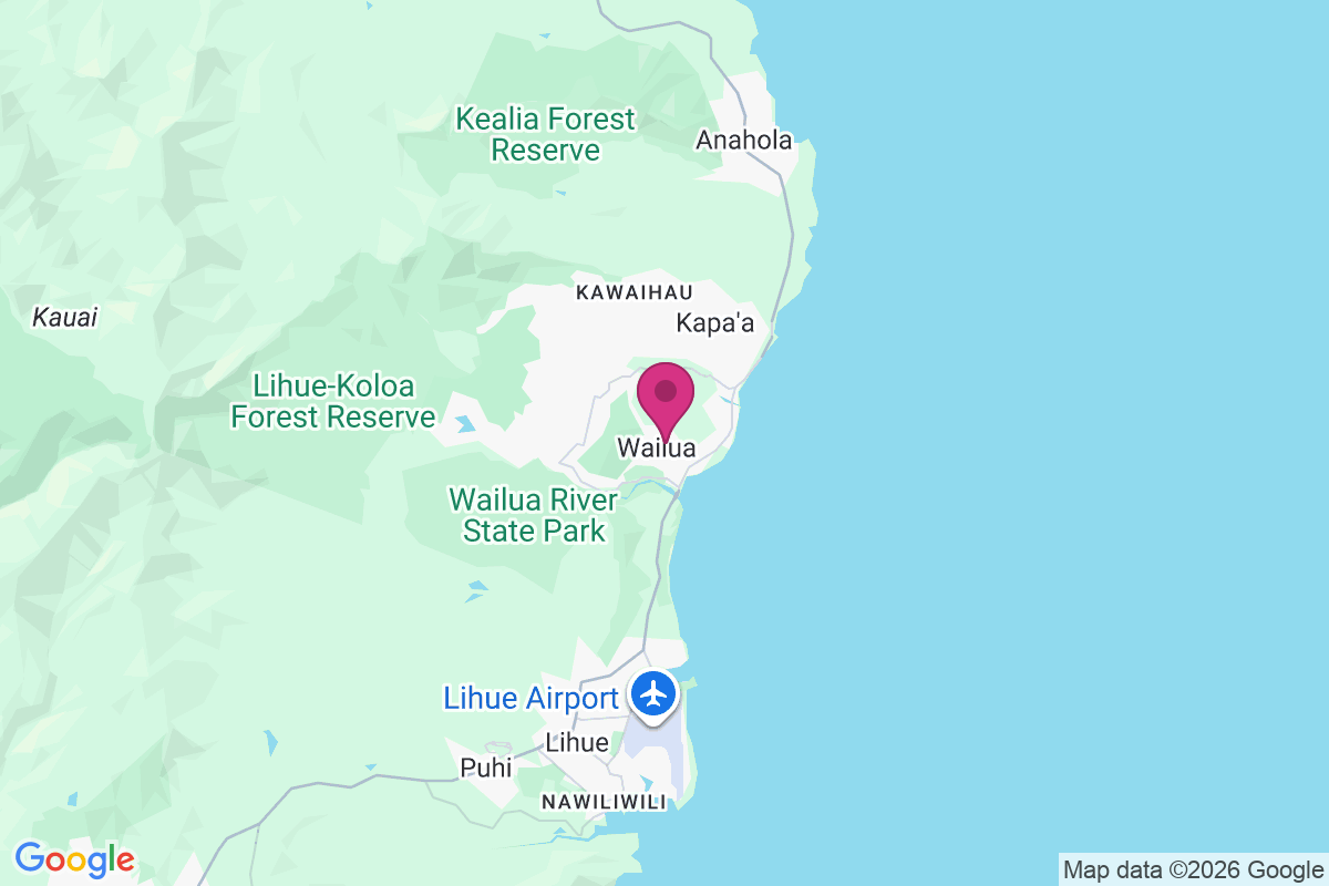 Carte de Wailua House Lots
