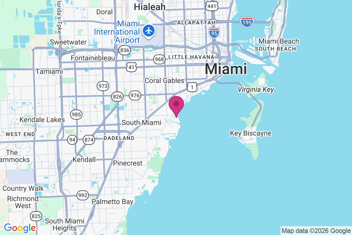 Carte de Coconut Grove