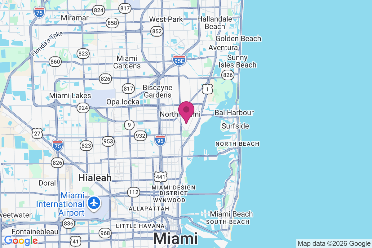 Carte de Biscayne Park