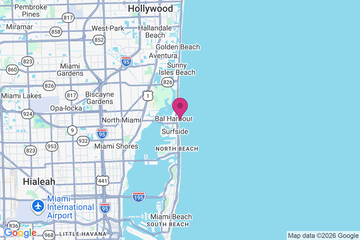 Carte de Bal Harbour