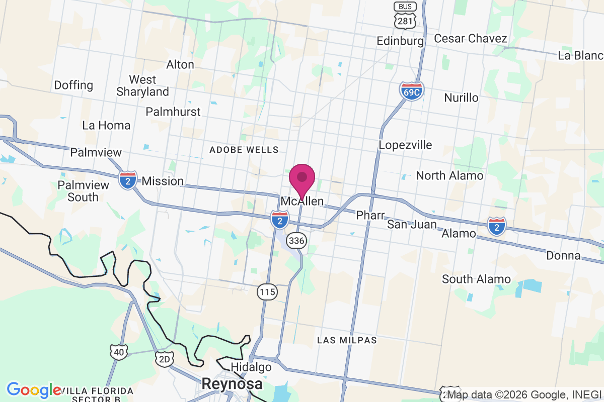 Carte de McAllen