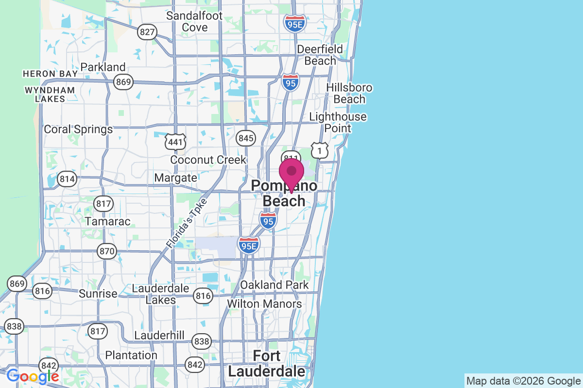 Carte de Pompano Beach
