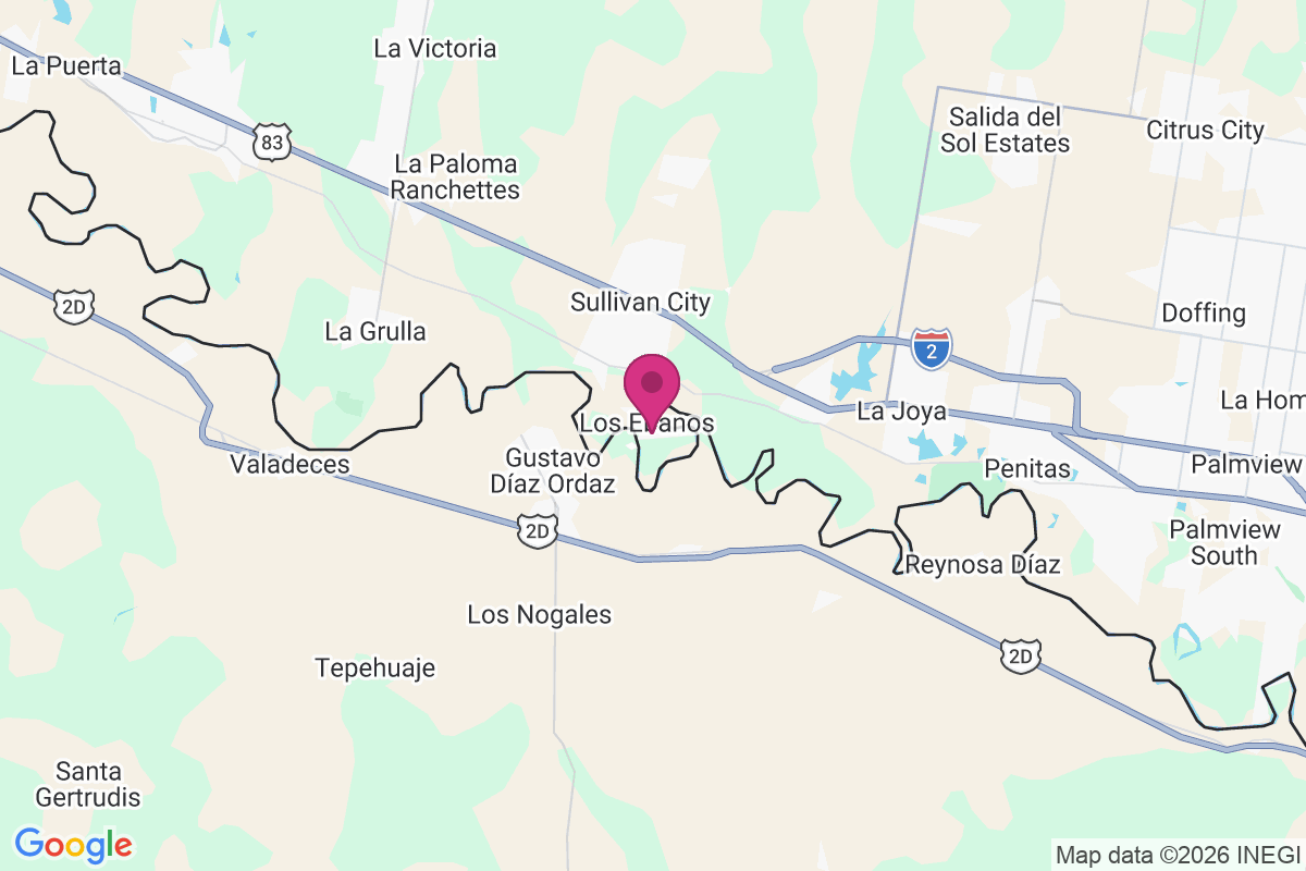 Carte de Los Ebanos
