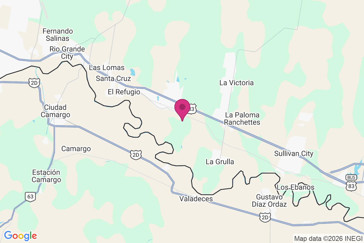 Carte de Garciasville
