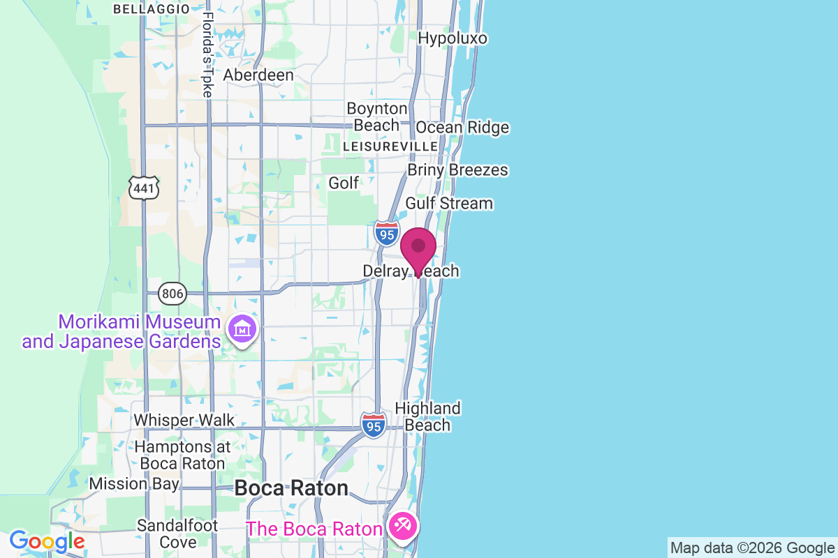 Carte de Delray Beach