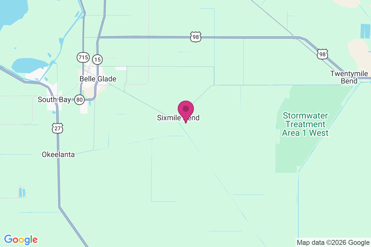 Carte de Sixmile Bend