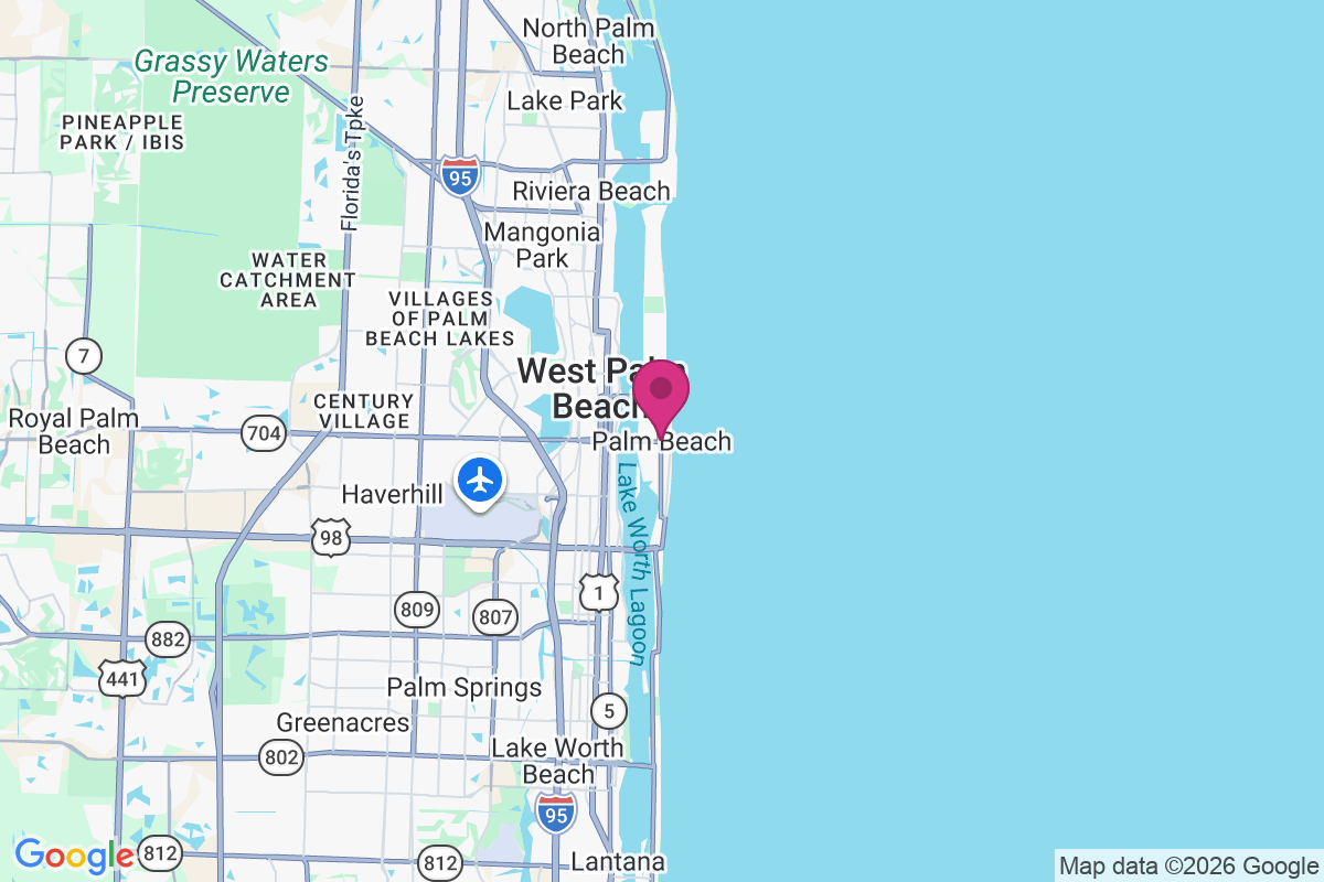 Carte de Palm Beach