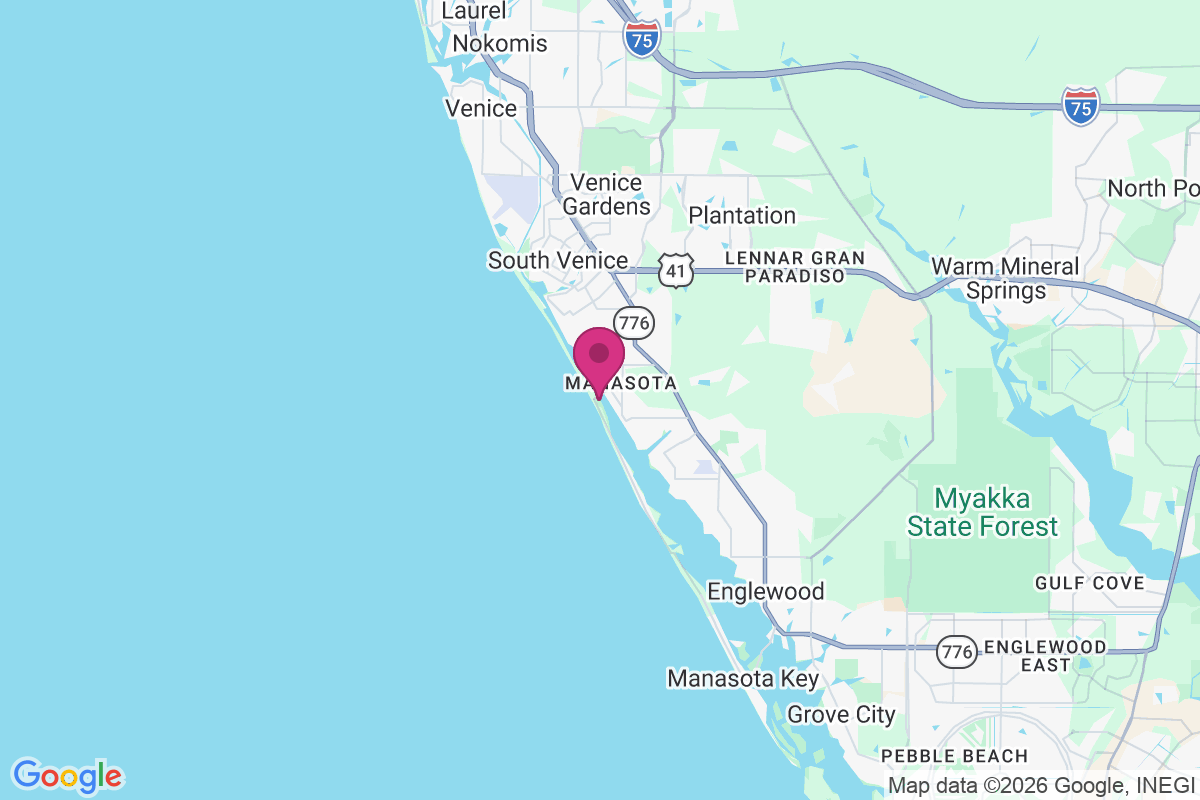 Carte de Manasota Beach