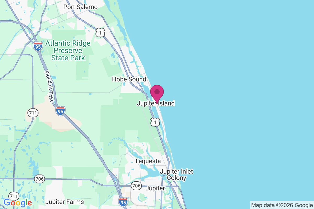 Carte de Jupiter Island