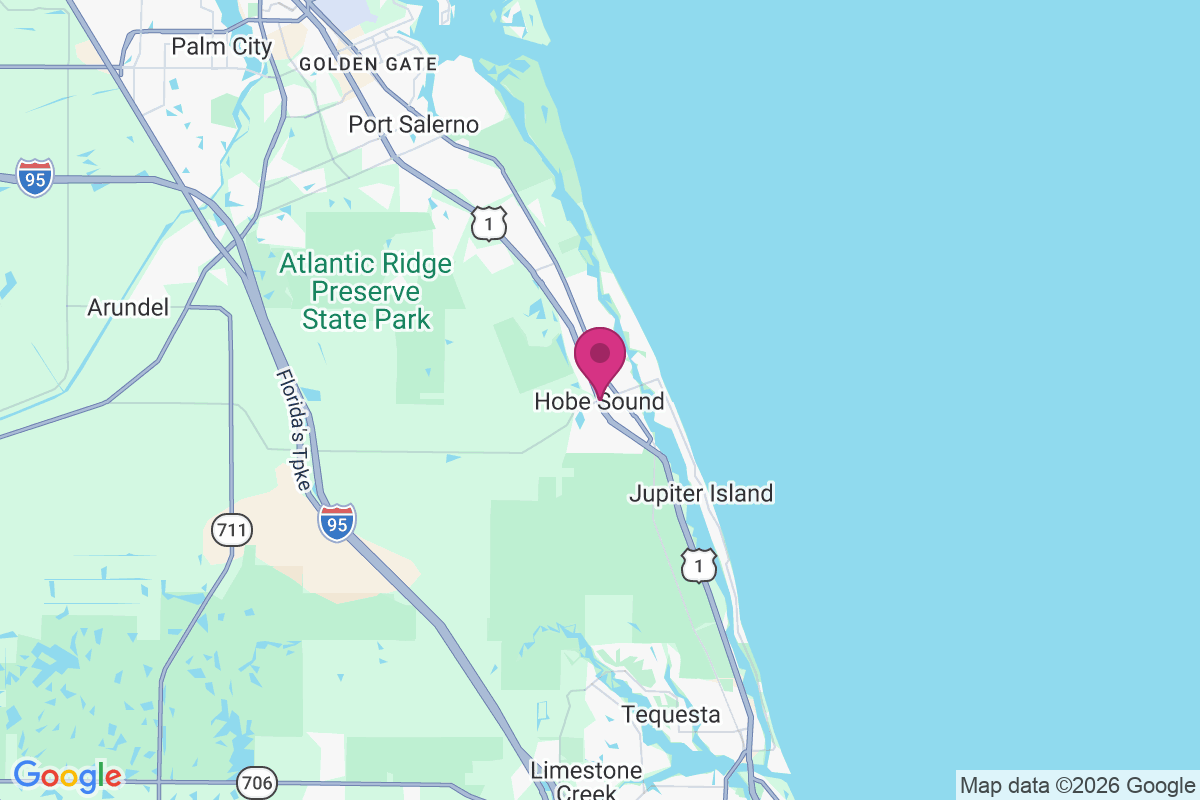 Carte de Hobe Sound