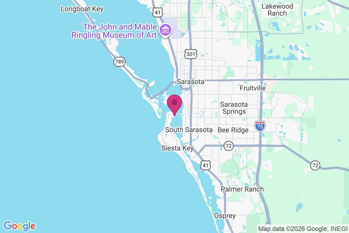 Carte de Siesta Key