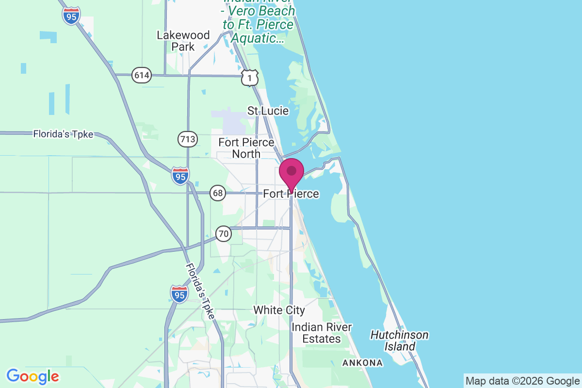 Carte de Fort Pierce