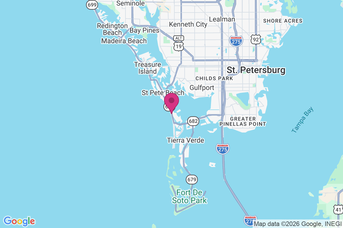 Carte de Saint Pete Beach