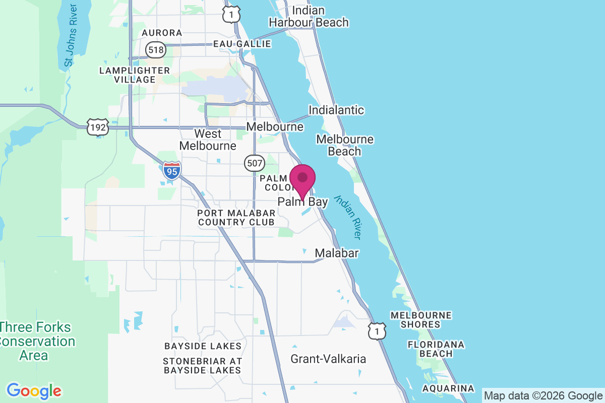 Carte de Palm Bay