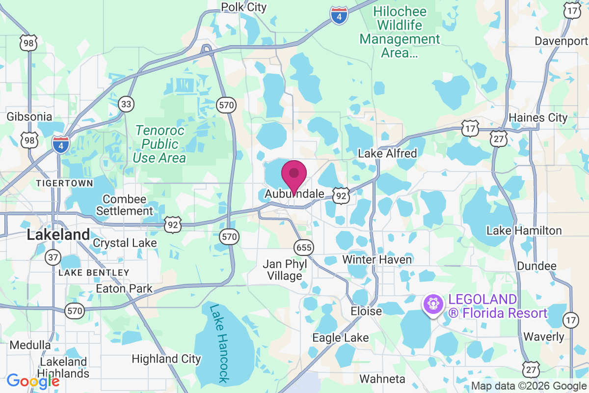 Carte de Auburndale
