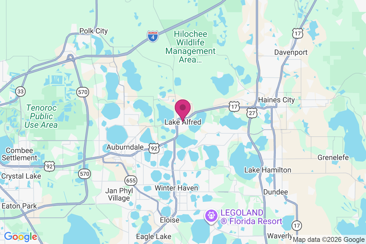 Carte de Lake Alfred